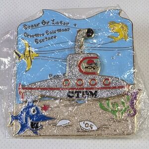 2005 Connecticut CTOM‎ Moveable Submarine Odyssey Of The Mind OotM Lapel Pin